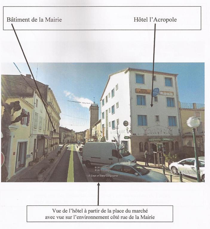 Hotel L'Acropole Nissan-lez-Enserune Buitenkant foto